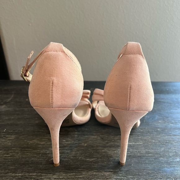 Qupid Pink heels Sandals 6 new unworn - Picture 3 of 3